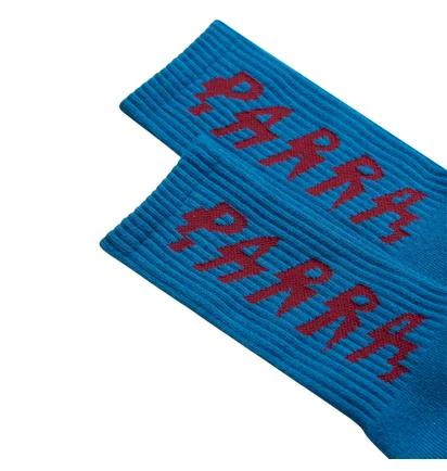 by Parra Shocker Logo Crew Socks (Blau)