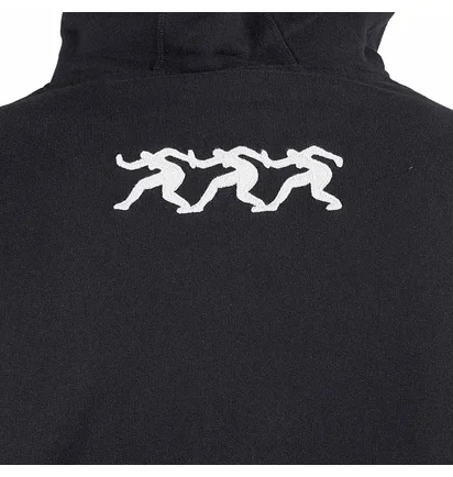 by Parra Zipped Pigeon Zip Hooded Sweatshirt (Schwarz)
