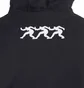 by Parra Zipped Pigeon Zip Hooded Sweatshirt (Schwarz)