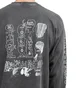 Brain Dead Leon's Girls Longsleeve (Anthrazit)
