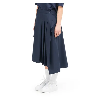 adidas Y-3 W Classic Refined Wool Stretch Skirt (Navy)