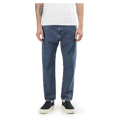 Edwin Universe Pant Cropped (Blau)