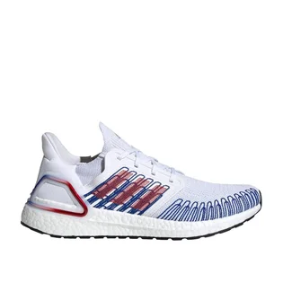 adidas Ultraboost 20 (Weiß / Rot / Blau)