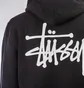 Stüssy Basic Stüssy Zip Hood (Schwarz)