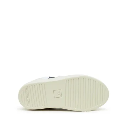 Veja Kids V-12 Velcro Canvas (Weiß / Navy)