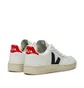 Veja WMNS V-10 Leather (Weiß/ Blau / Rot)
