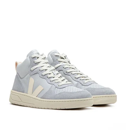 Veja V-15 Leather (Grau / Creme)