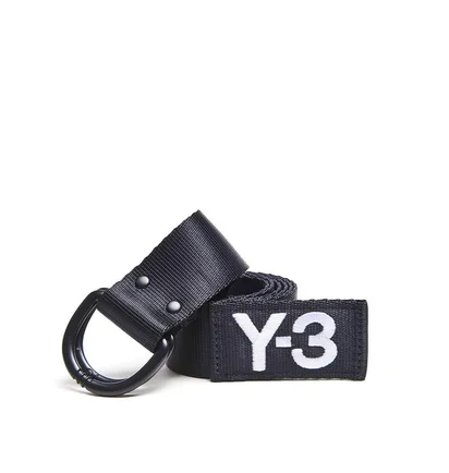 Y-3 Logo Belt (Schwarz)