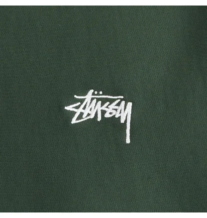 Stüssy Stock Logo Crew (Grün)