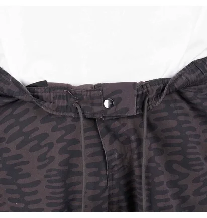 by Parra Stitched Skull Pants (Schwarz / Grau)