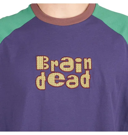 Brain Dead Field Raglan T-Shirt (Navy)