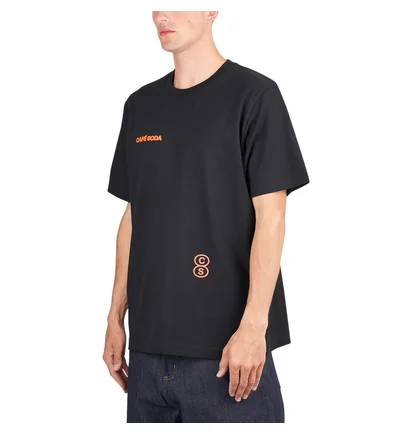 Café Soda Community T-Shirt (Schwarz / Orange)