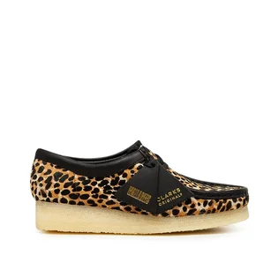 Clarks Originals Wallabee W 'Leopard Print' (Schwarz / Beige)