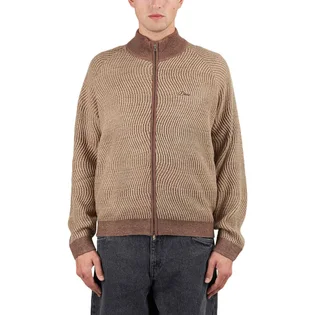 Dime Double Zipper Knit (Beige / Braun)