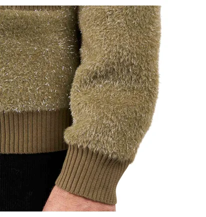 Fucking Awesome Big Night Out Cardigan (Olive)
