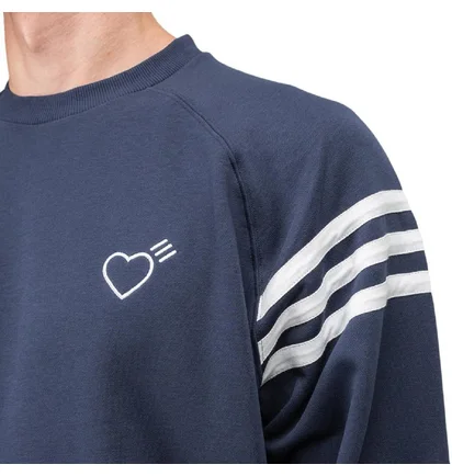 adidas X Human Made Sweatshirt (Navy / Weiß)