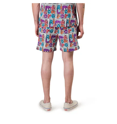 Aimé Leon Dore Crayon Print Swim Shorts (Multi)