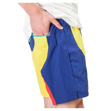 Aimé Leon Dore Color Blocked Swim Trunks (Blau)