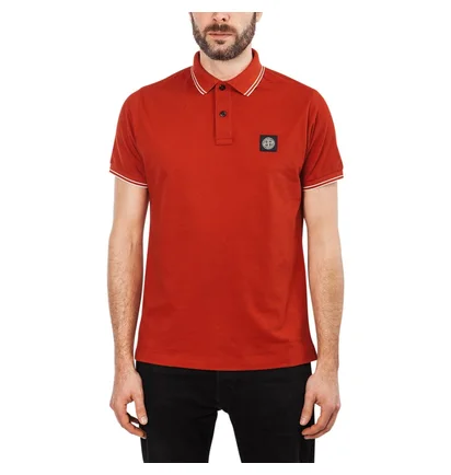 Stone Island Polo Shirt (Rot)