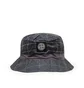 Stone Island Reflective Grid Bucket Hat (Schwarz)