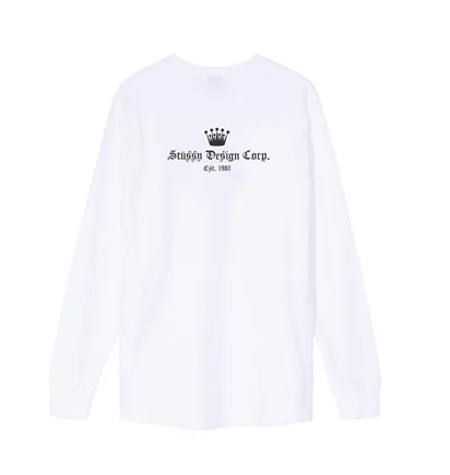 Stüssy Est. 1980 Longsleeve (Weiß)
