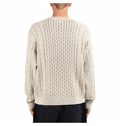 Obey Faded Wash Sweater (Beige)