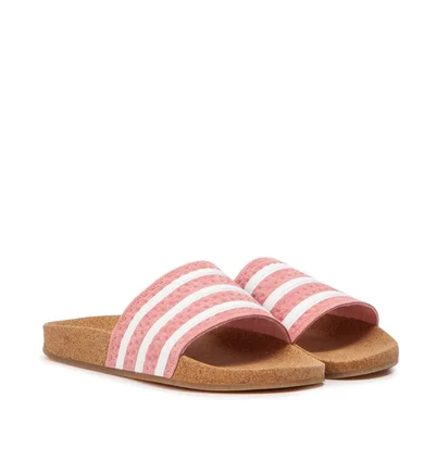 adidas Adilette Cork W ( Rosa / Weiß / Gummi)