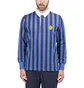 Aimé Leon Dore Vertical Striped Rugby Polo (Navy / Blau)