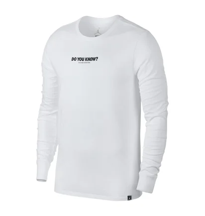 Nike Air Jordan AJ 3 CNXN 3 Longsleeve Shirt (Weiß / Schwarz)