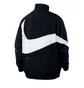 Nike NSW Swoosh Woven Halfzip Jacket (Schwarz / Weiß)