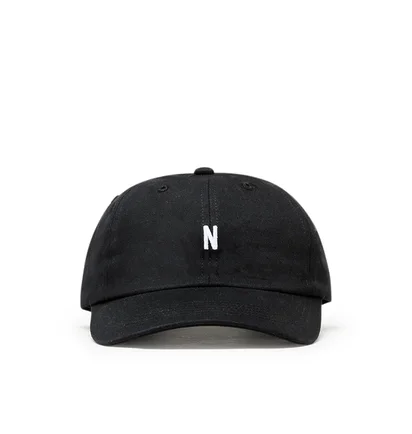 Norse Projects Twill Sports Cap (Schwarz)