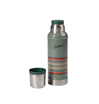 Pendleton Stanley Classic Insulated Bottle (Olive / Silber)