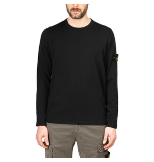 Stone Island Light Crewneck Knit Jumper (Schwarz)
