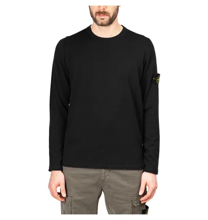 Stone Island Light Crewneck Knit Jumper (Schwarz)