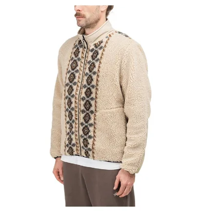 Stüssy Lima Jaquard Sherpa Jacket (Beige)