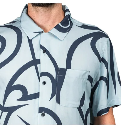 Stüssy Tribal Pattern Shirt (Blau)