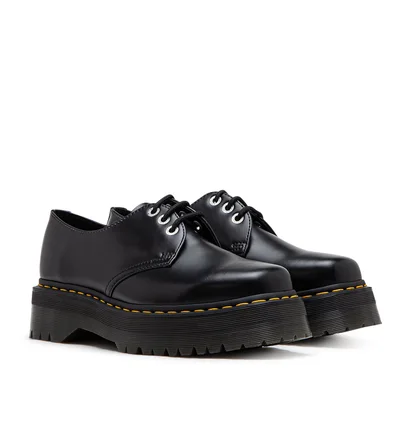 Dr. Martens 1461 Quad Squared Toe Leather Shoes (Schwarz)