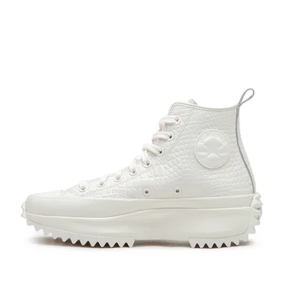 Converse Run Star Hike Platform Croco Embossed (Weiß)