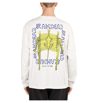Brain Dead Worm in the apple long sleeve (Weiss)