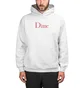 Dime Classic Logo Hoodie (Grau / Rot)