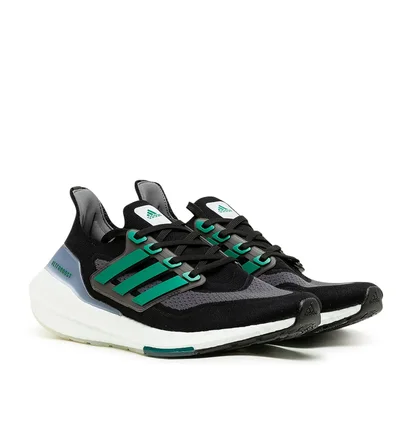 adidas Ultraboost 21 (Schwarz / Grün)
