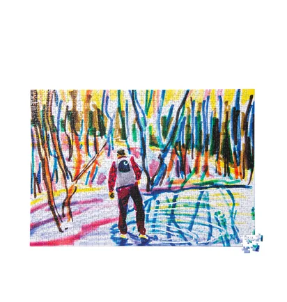 Carhartt WIP Ollie Mac Icy Lake Puzzle (Multi)