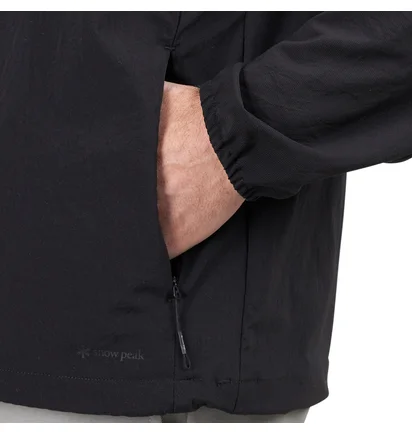 Snow Peak Breathable Quick Dry Anorak (Schwarz)