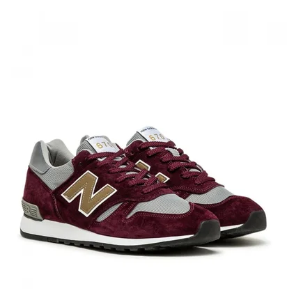 New Balance M670 BGW 'Made in England' (Burgundy / Grau)