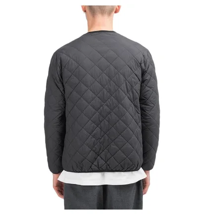 Snow Peak Recycled Nylon Ripstop Down Cardigan (Schwarz)