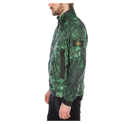 Stone Island Alligator Camo Light Cotton - Nylon Rep (Grün)