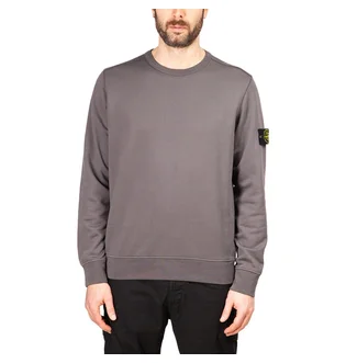 Stone Island Garment Dyed Crew Sweat (Dunkelgrau)