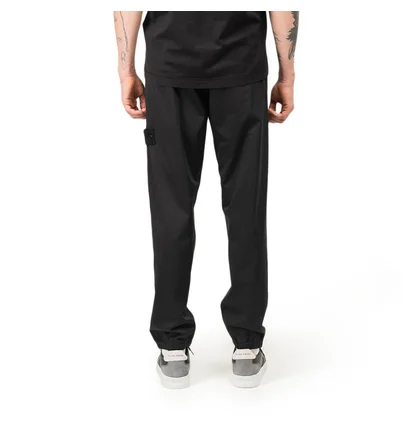 Stone Island Ghost Piece Stretch Cotton Pants (Schwarz)