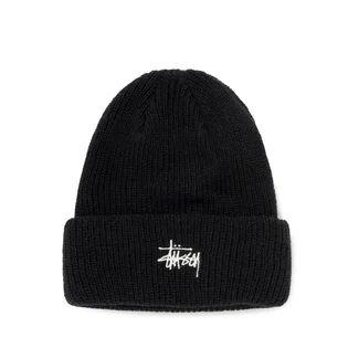 Stüssy Basic Cuff Beanie (Schwarz)