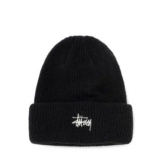 Stüssy Basic Cuff Beanie (Schwarz)